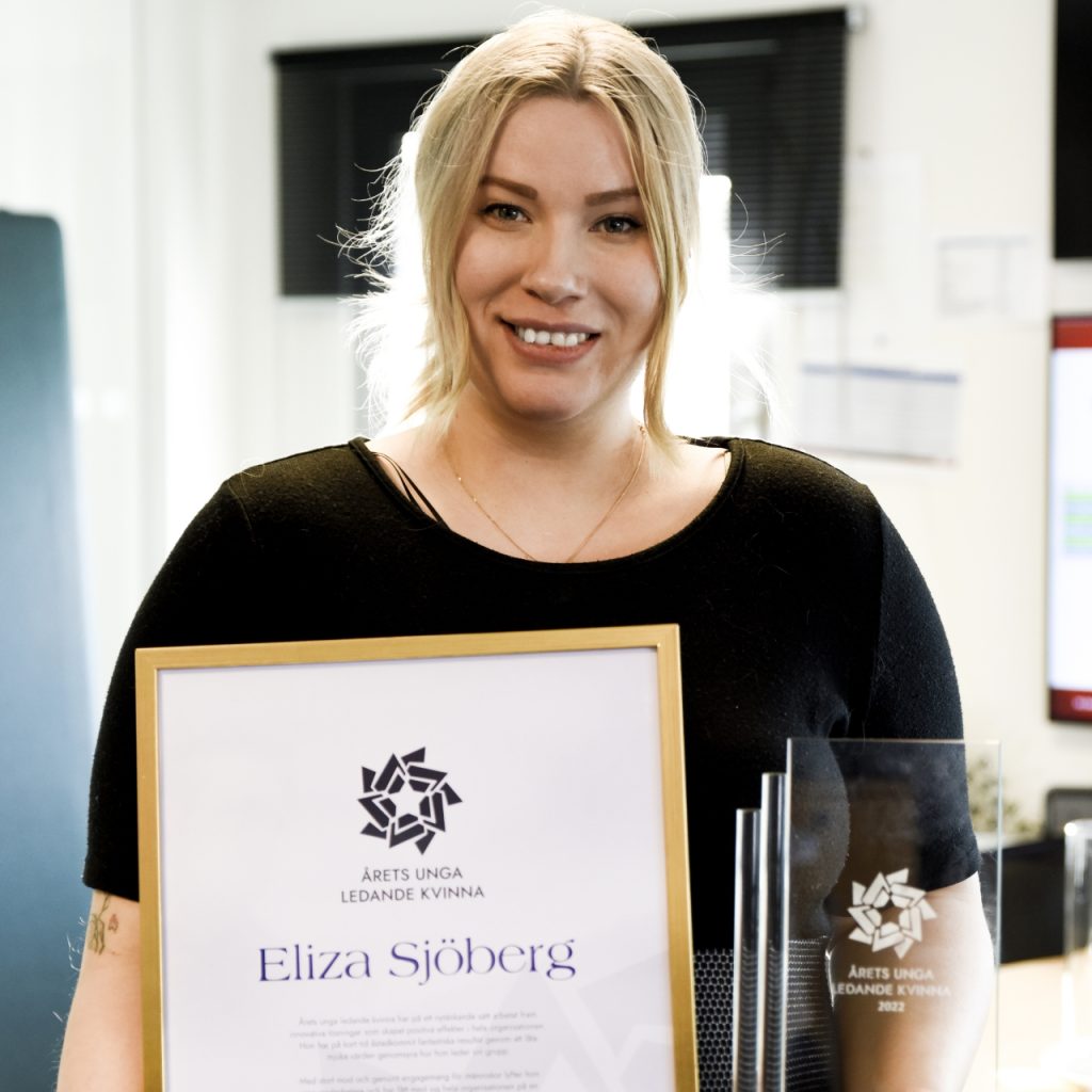 Eliza Sjöberg utsedd till Årets unga ledande kvinna